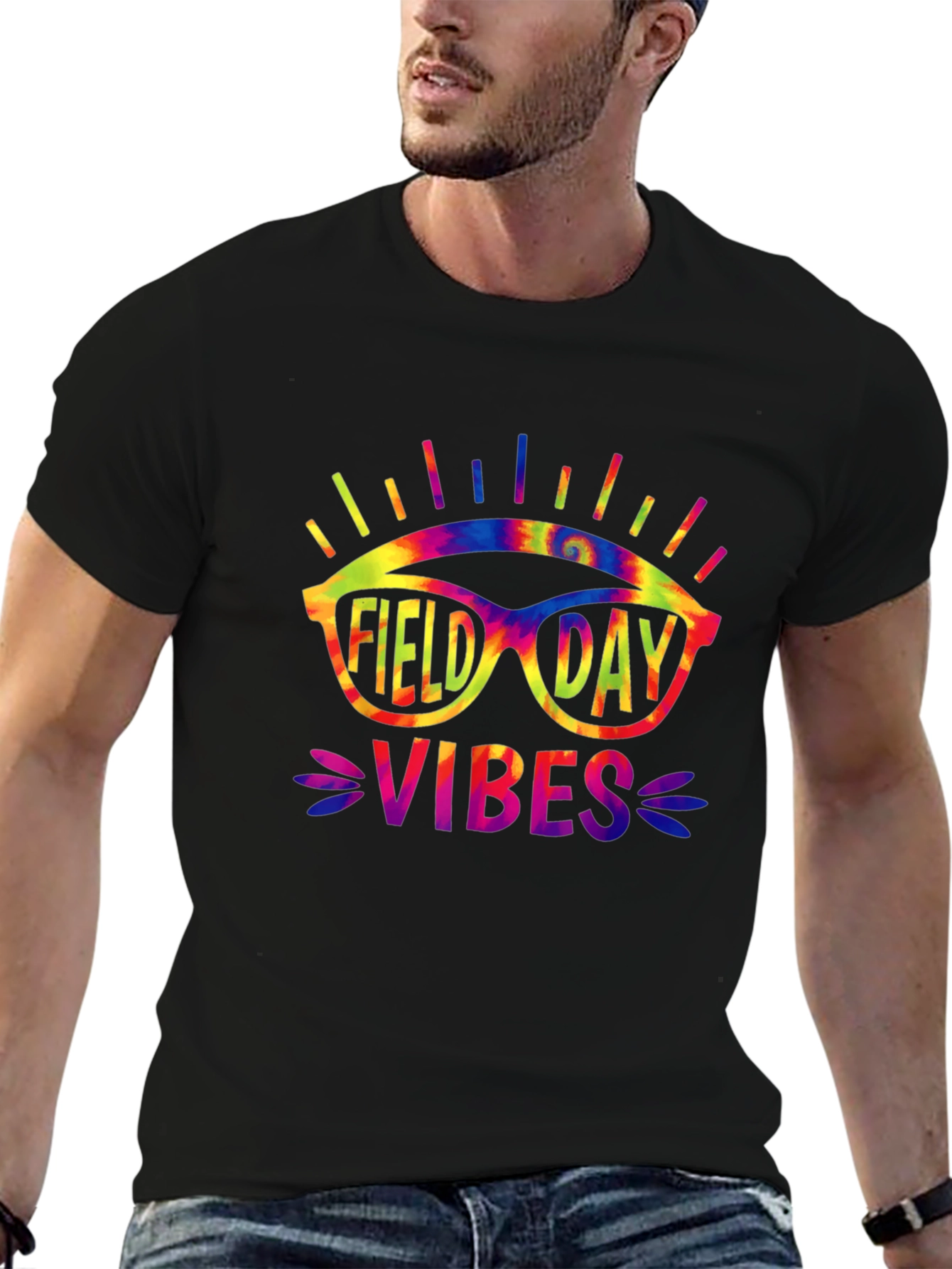 Field Day Vibes Tie Dye Graphic Tee