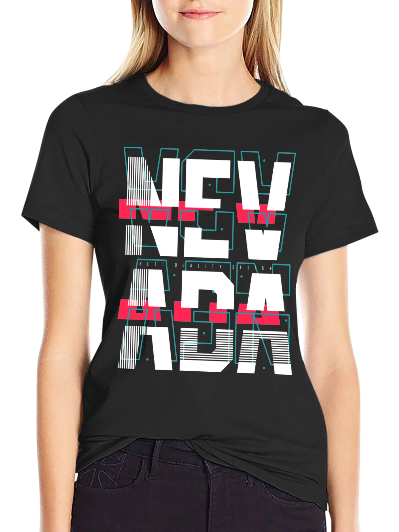 Retro Nevada Graphic T-Shirt Cool City Design