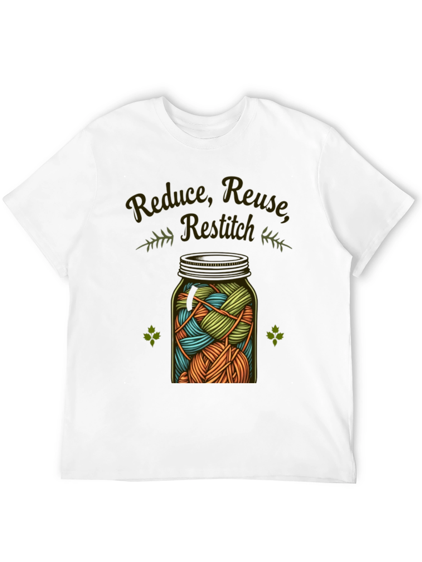 Reduce Reuse Restitch Black T-Shirt