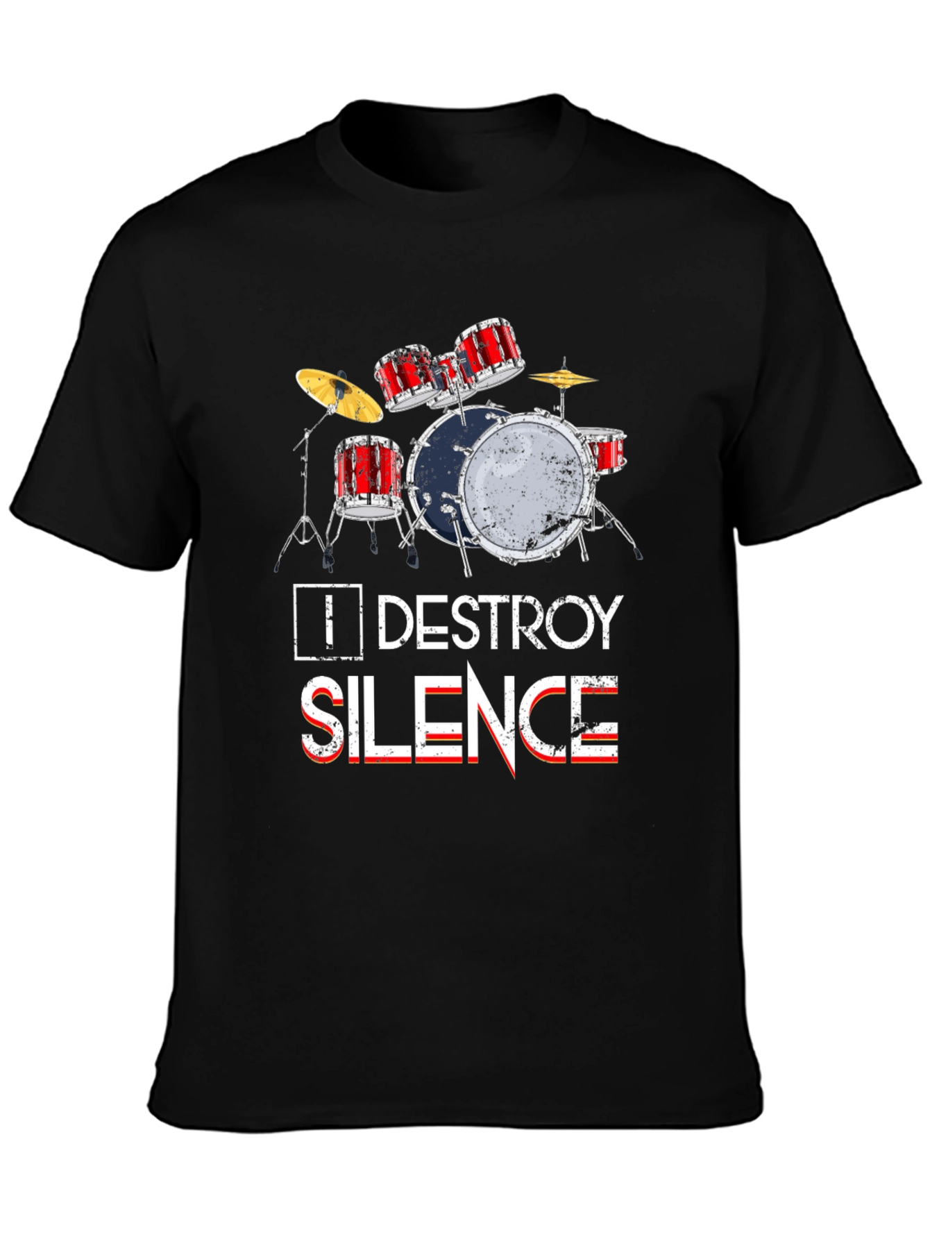 Destroy Silence Drum T-Shirt