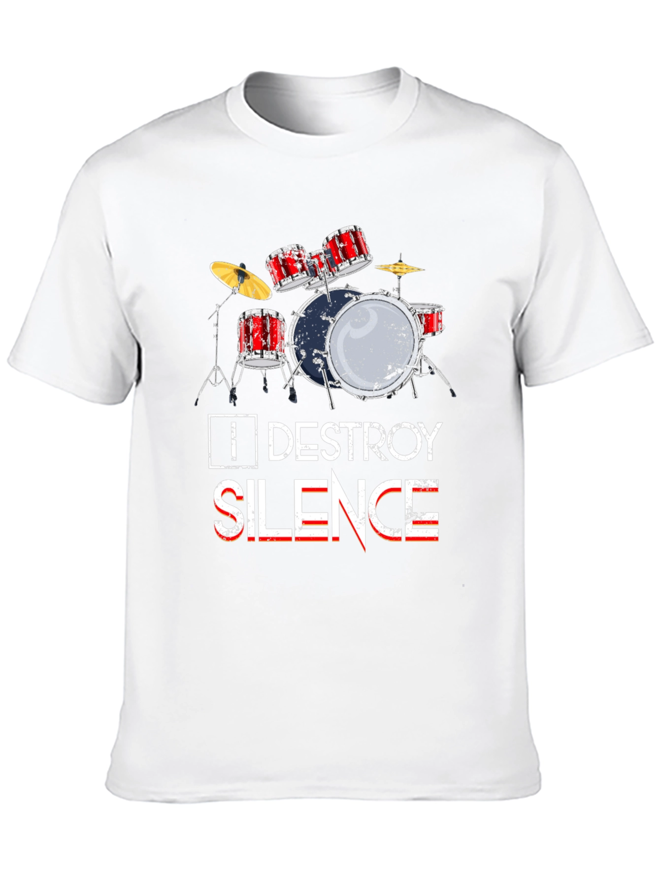 Destroy Silence Drum T-Shirt
