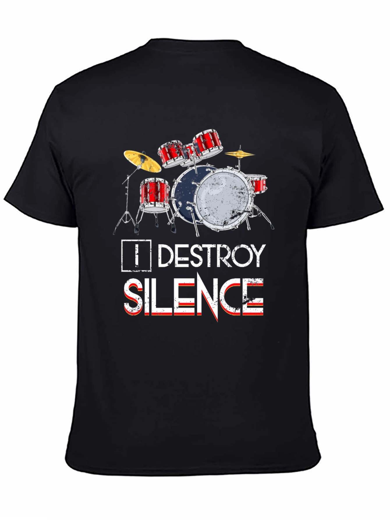 Destroy Silence Drum T-Shirt
