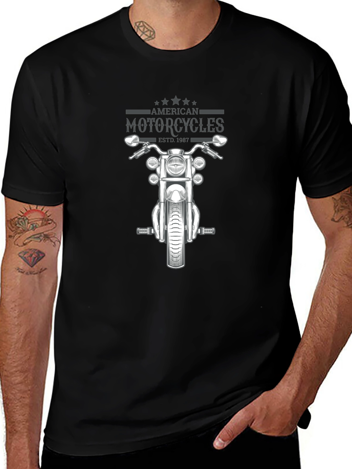 American Motorcycles Graphic T-Shirt