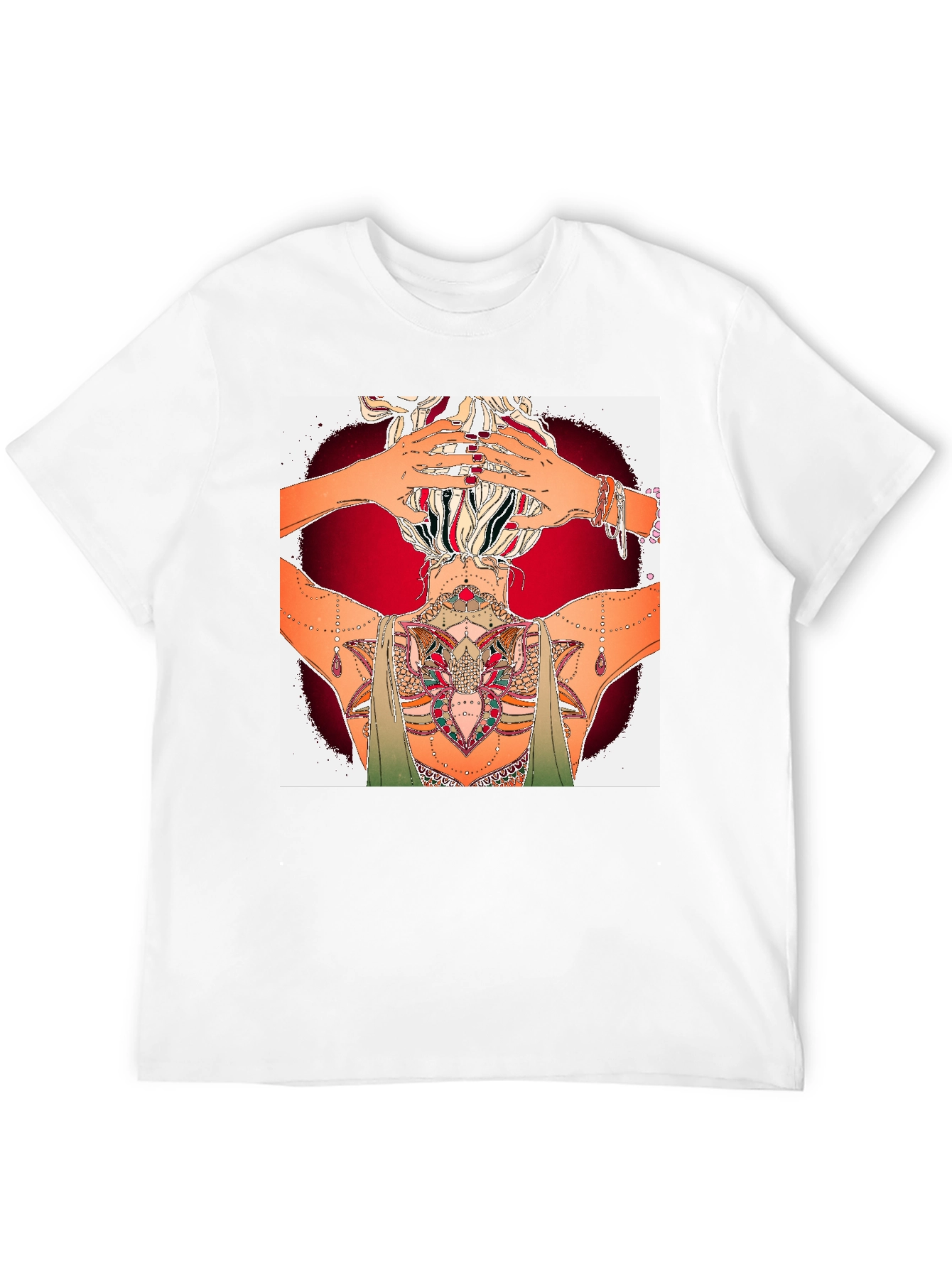 Boho Tattooed Woman Graphic Tee