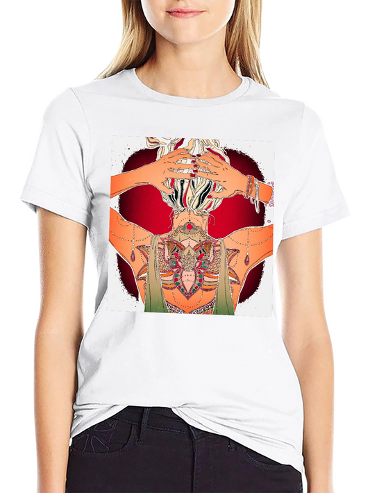 Boho Tattooed Woman Graphic Tee