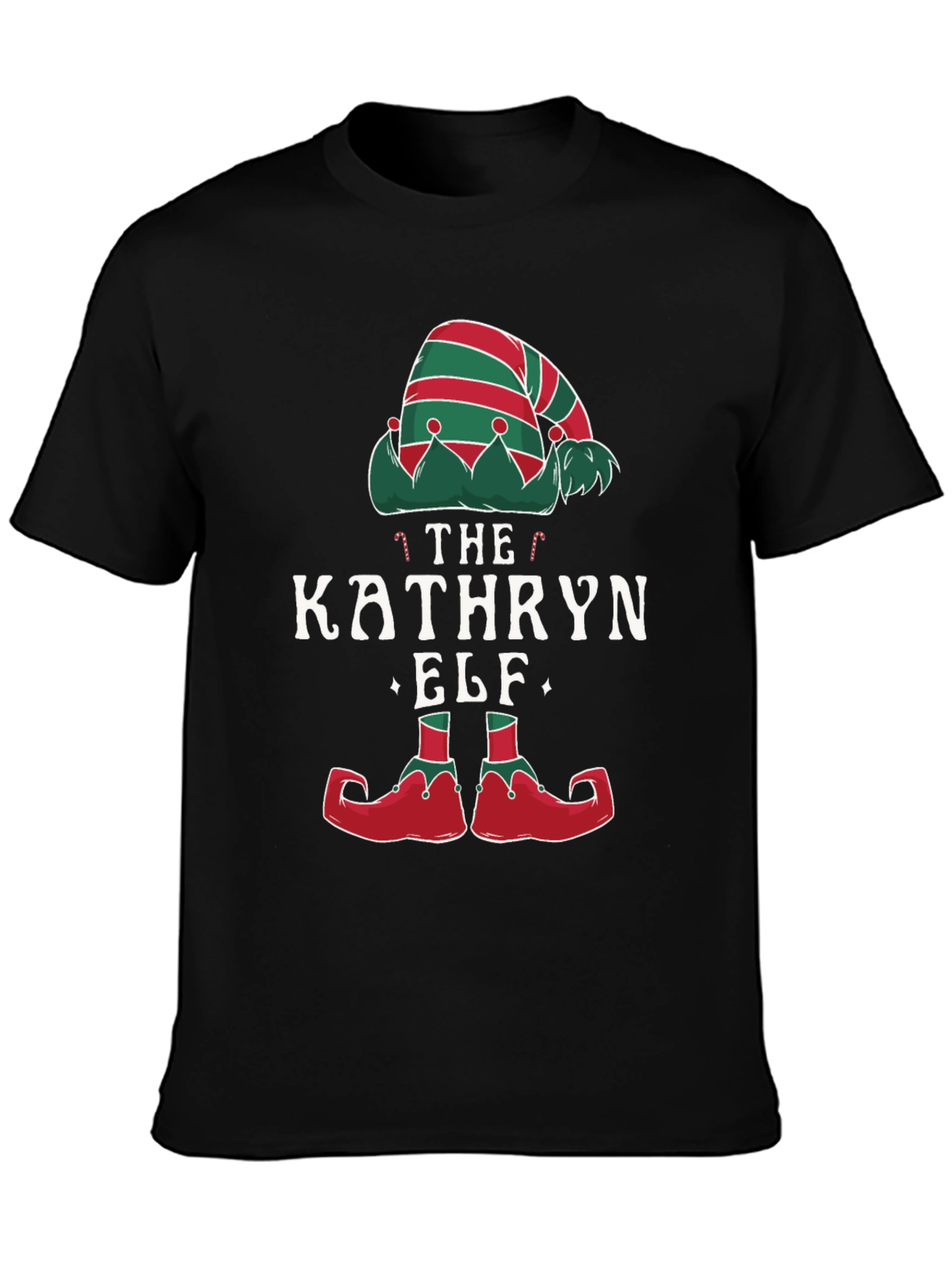 Kathryn Elf Christmas T-Shirt Holiday Tee