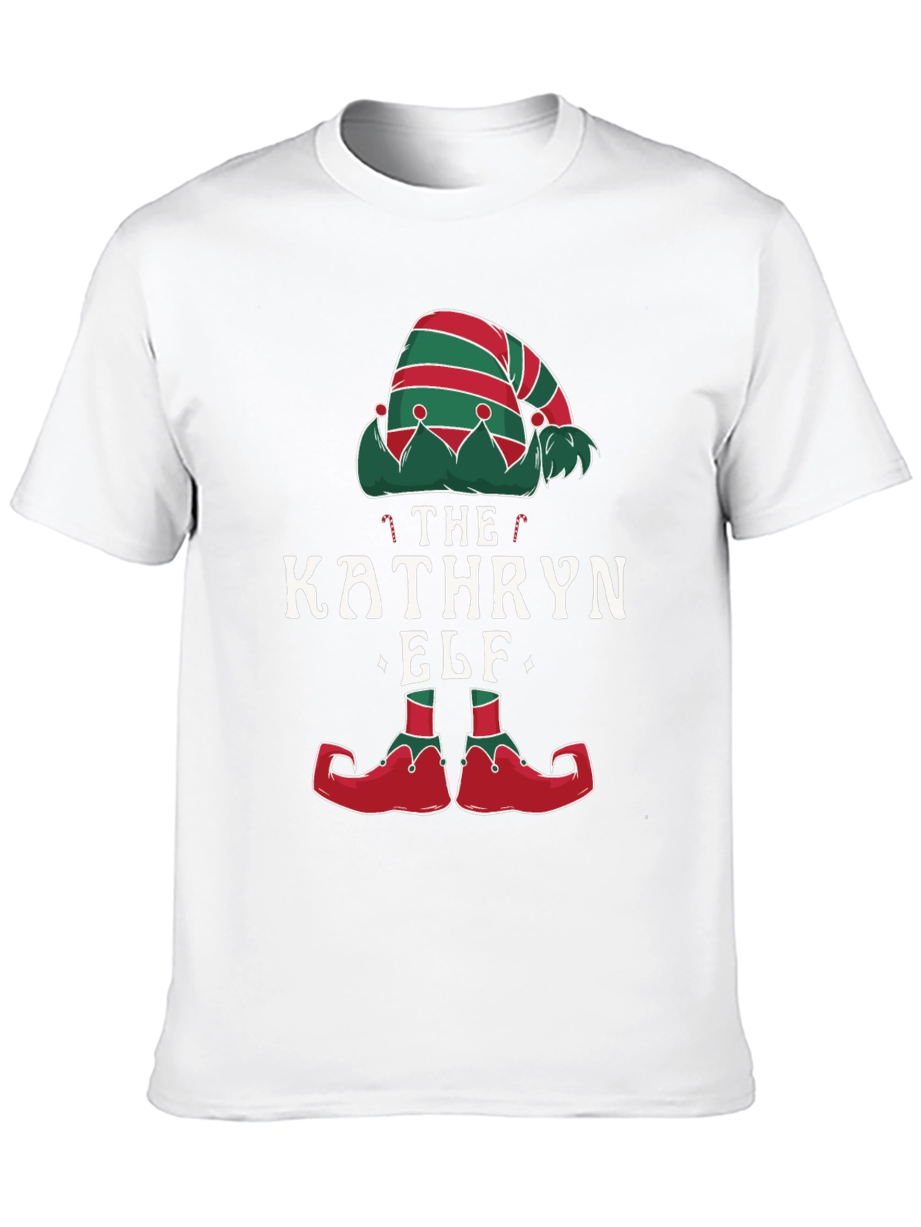 Kathryn Elf Christmas T-Shirt Holiday Tee