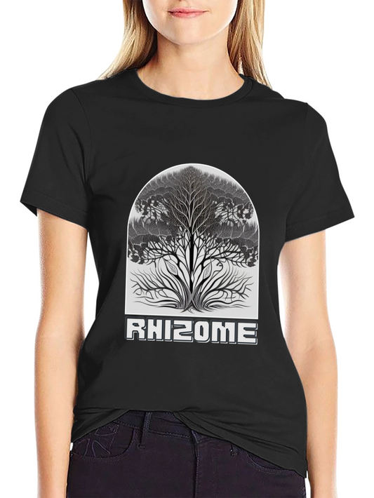 Rhizome Tree Graphic Tee - Stylish Nature Design