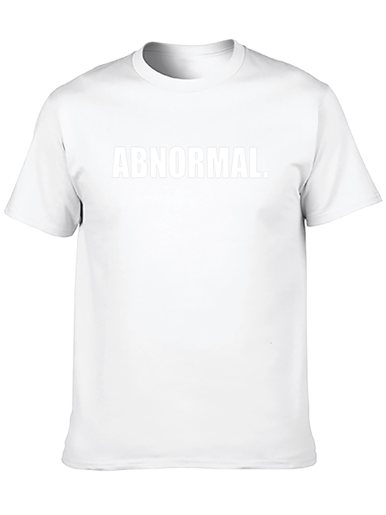 Abnormal Graphic Tee - Mens Black Casual T-Shirt