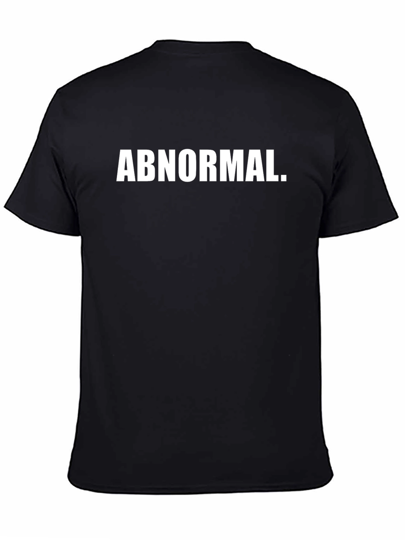 Abnormal Graphic Tee - Mens Black Casual T-Shirt