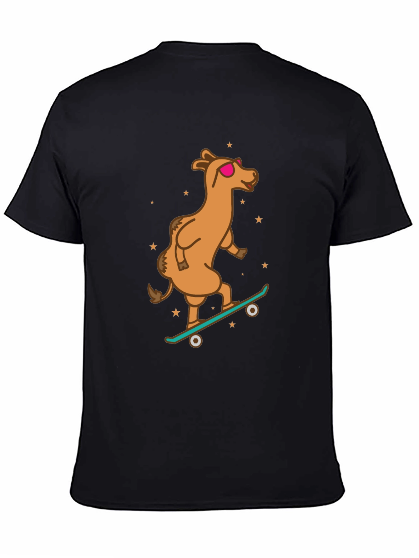 Camel Skateboarder Graphic Tee - Cool & Unique