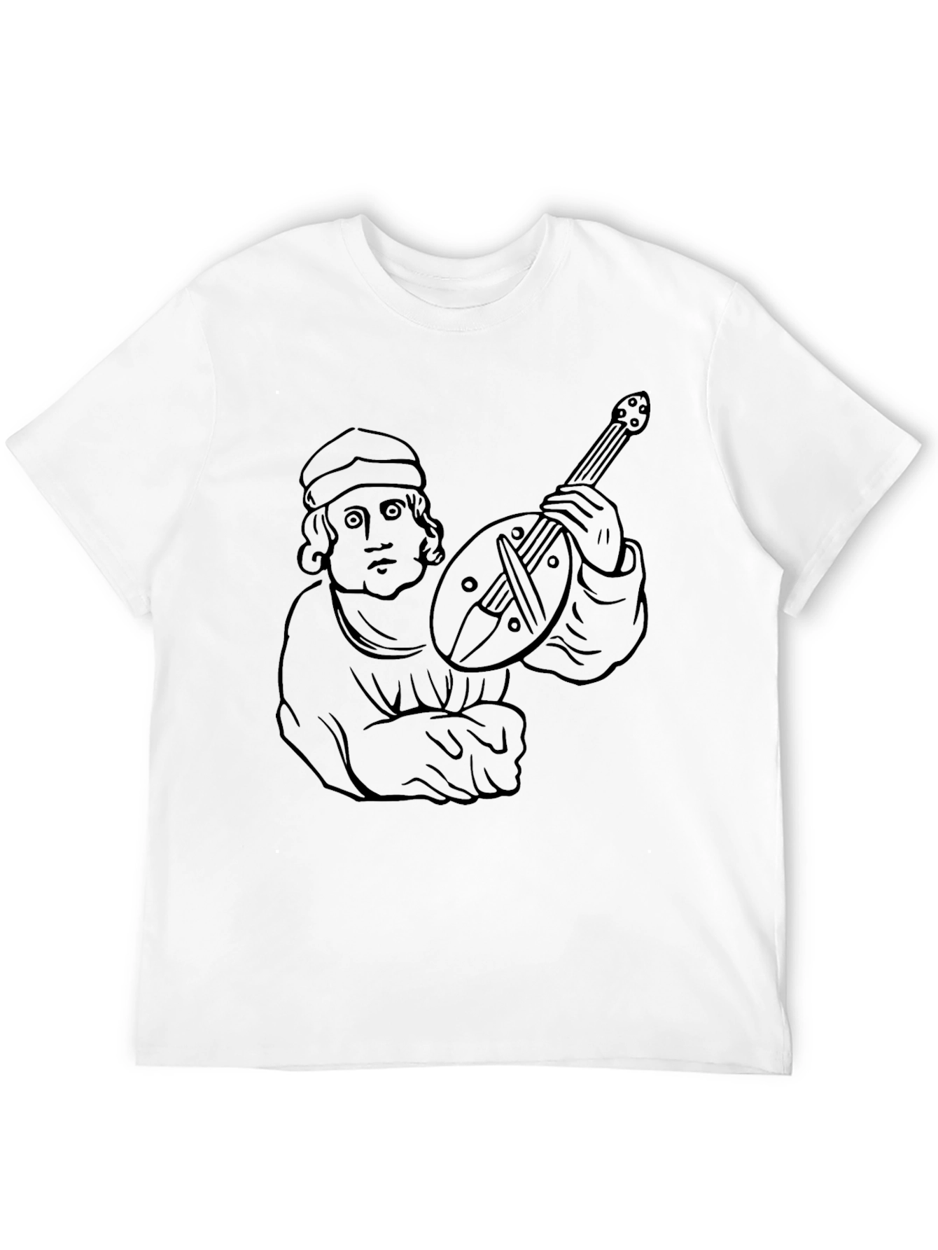 Medieval Musician Graphic Tee