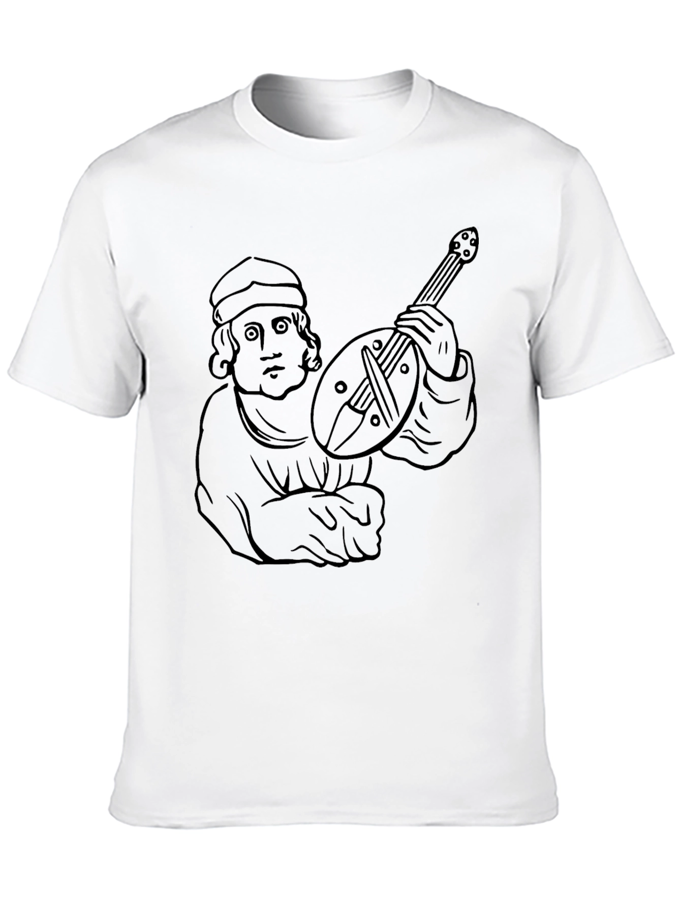 Medieval Musician Graphic Tee