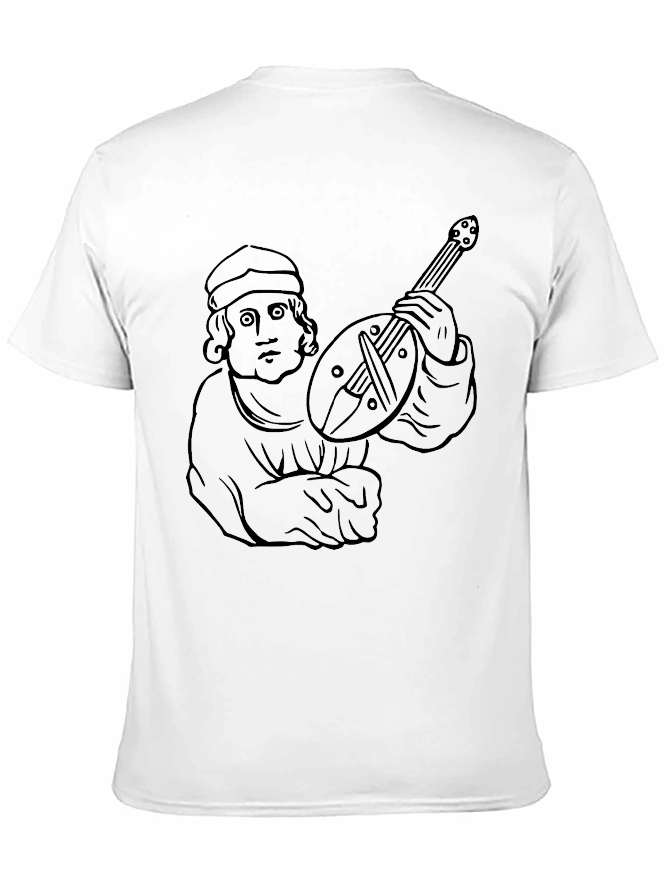 Medieval Musician Graphic Tee