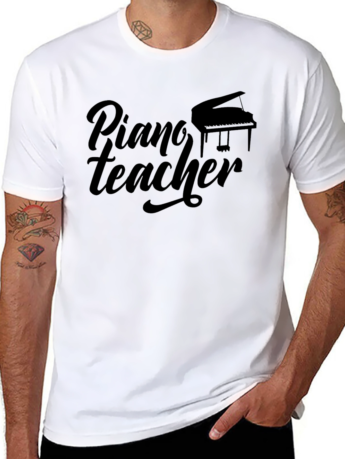 Piano Teacher T-Shirt - Music Instructor Apparel