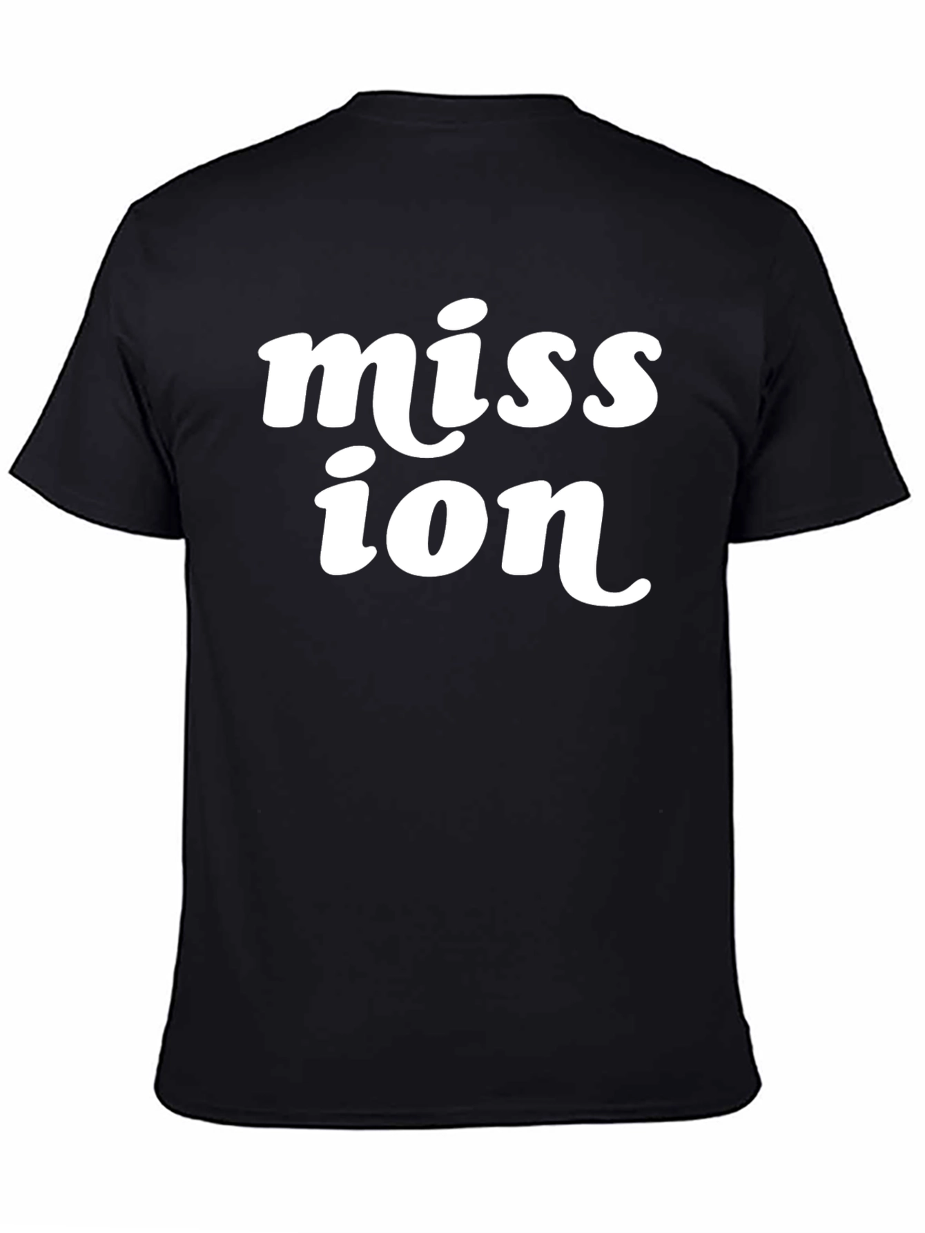 Mission Graphic Black T-Shirt