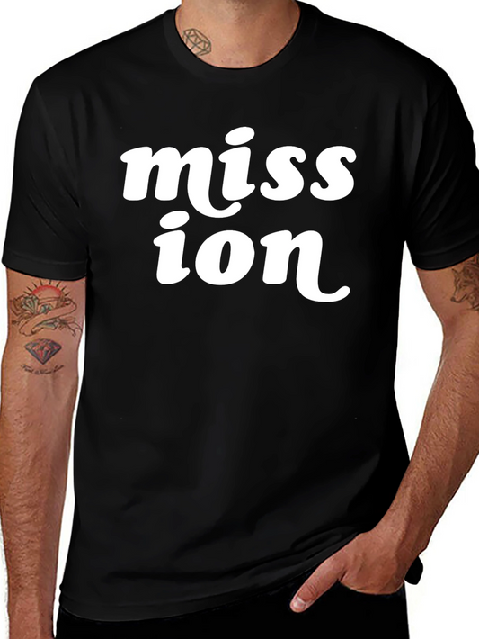 Mission Graphic Black T-Shirt