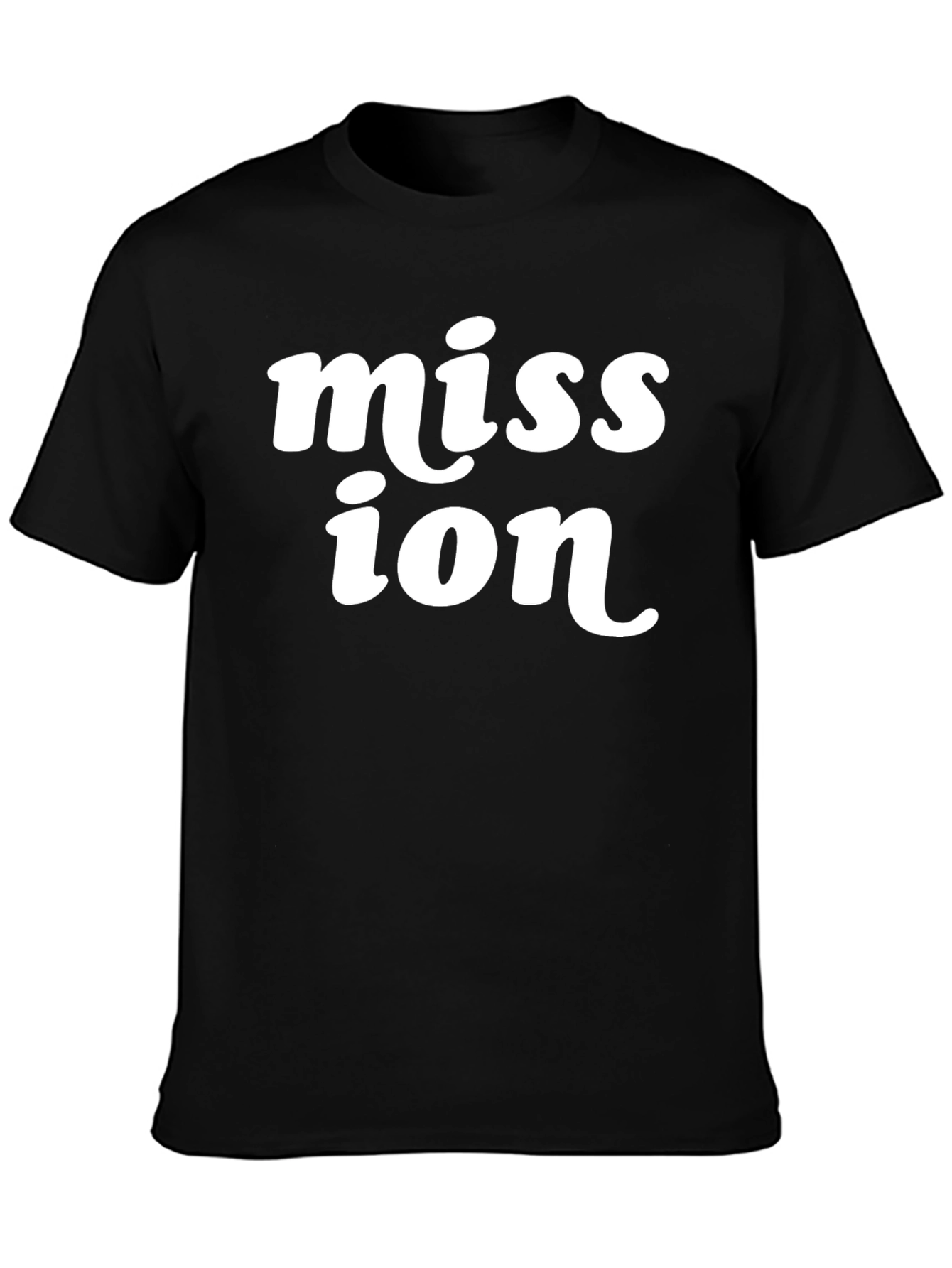 Mission Graphic Black T-Shirt