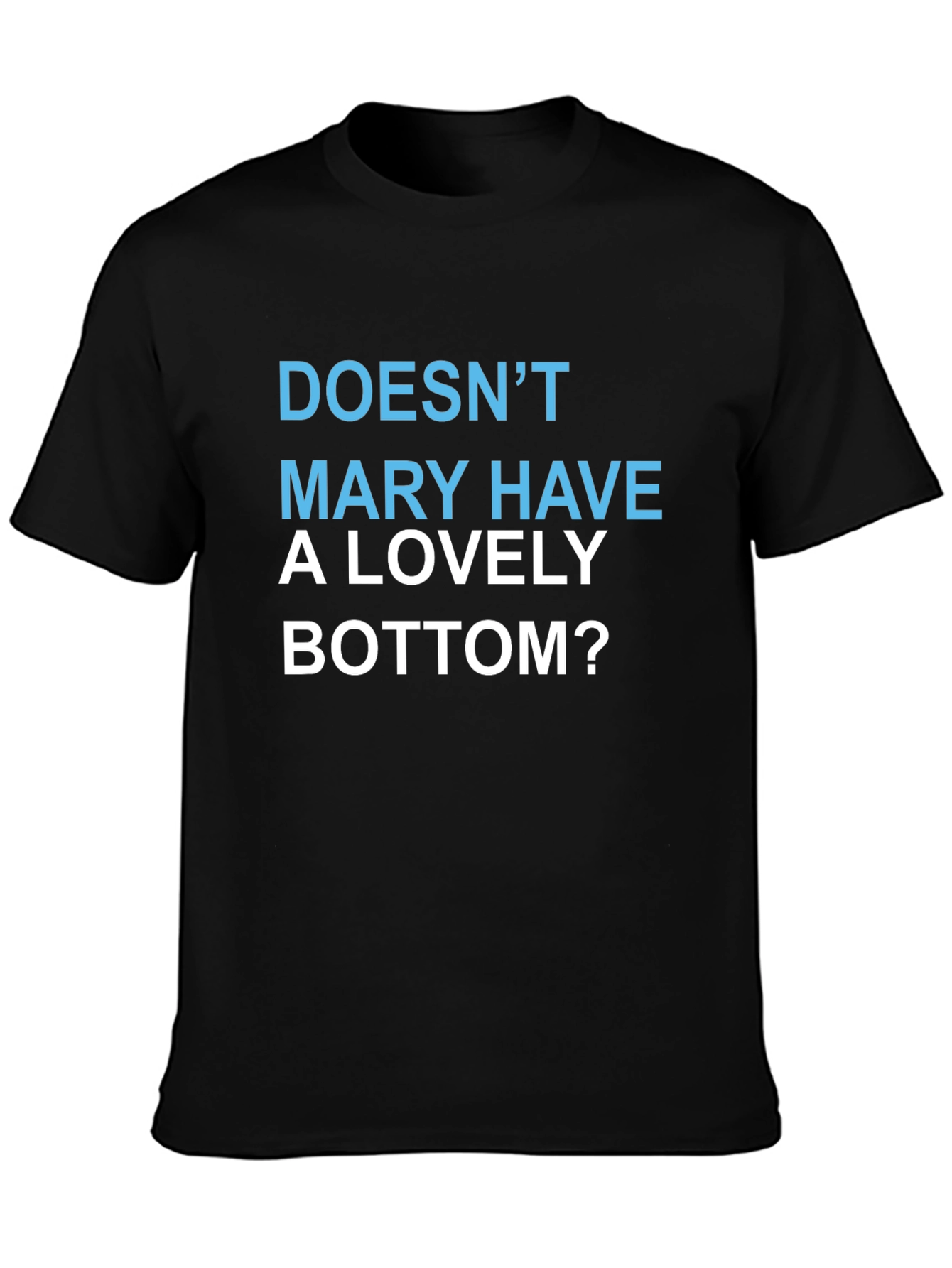 Funny Mary Graphic Tee - Soft Cotton Blend Mens