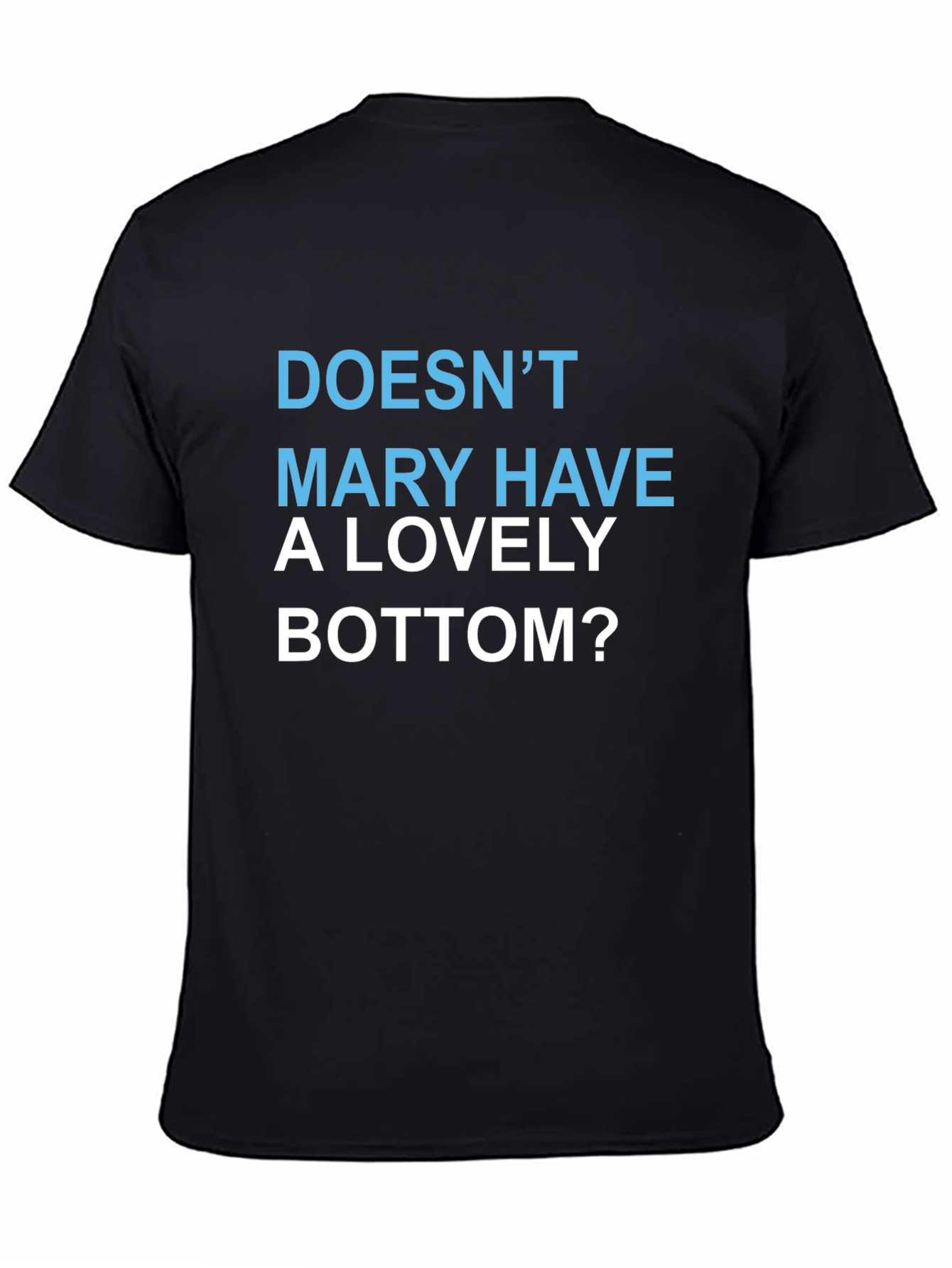 Funny Mary Graphic Tee - Soft Cotton Blend Mens