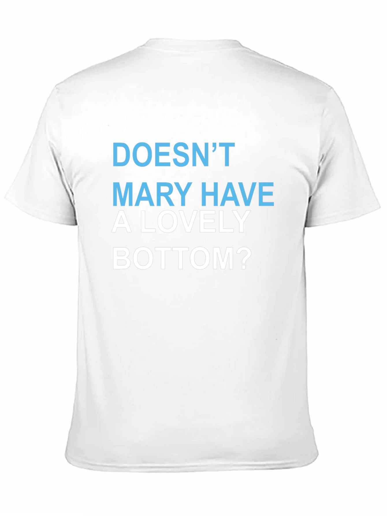 Funny Mary Graphic Tee - Soft Cotton Blend Mens