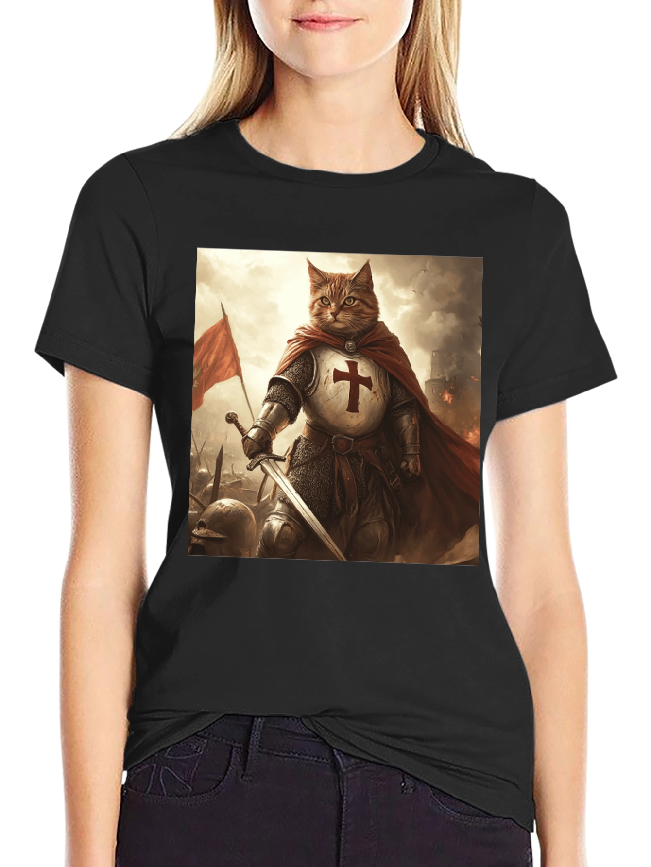 Cat Knight T-Shirt