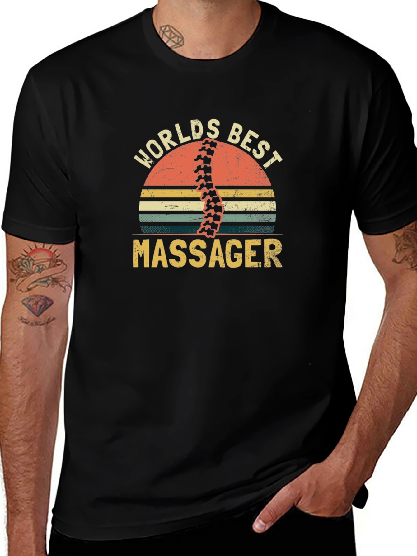Worlds Best Massager Graphic T-Shirt
