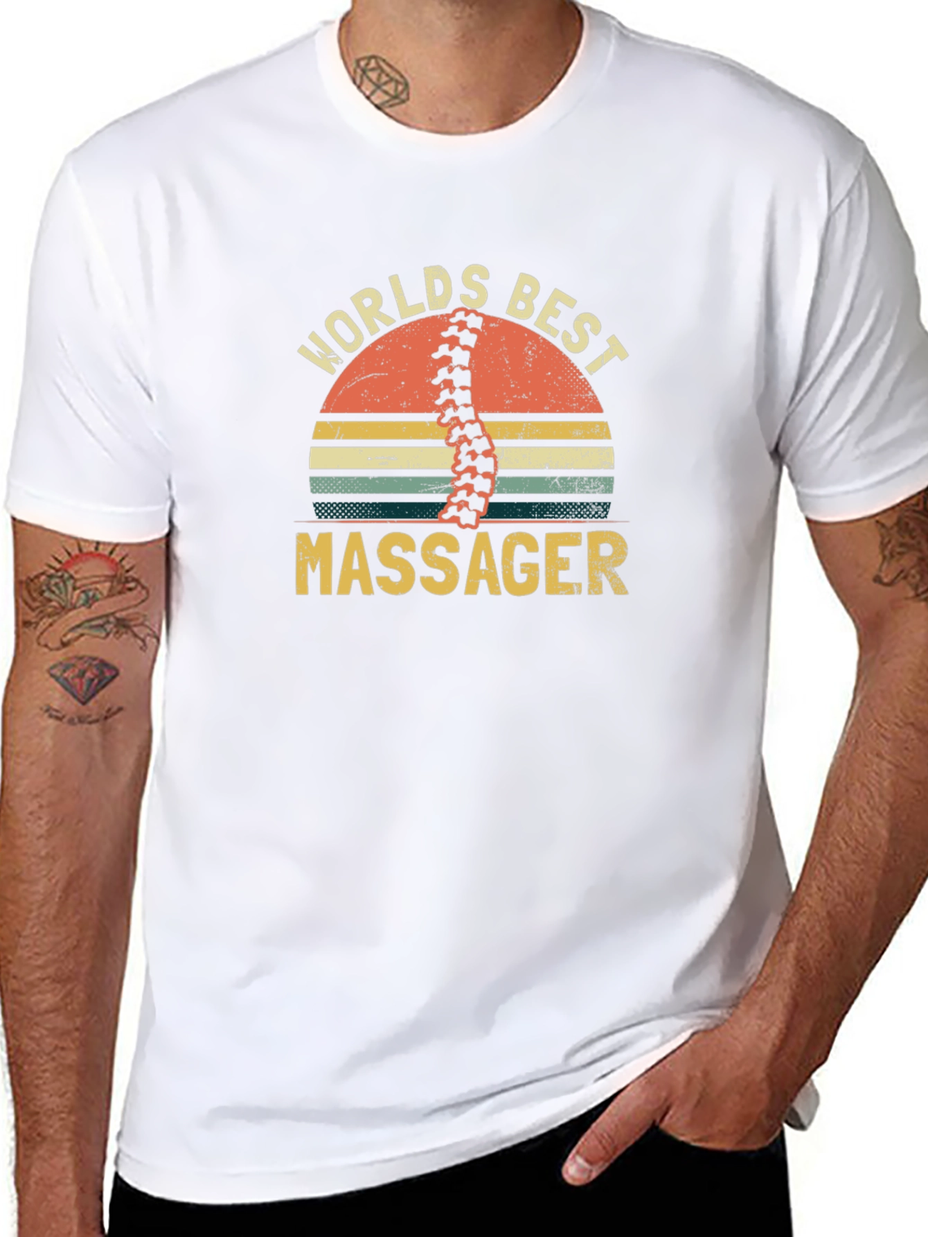 Worlds Best Massager Graphic T-Shirt