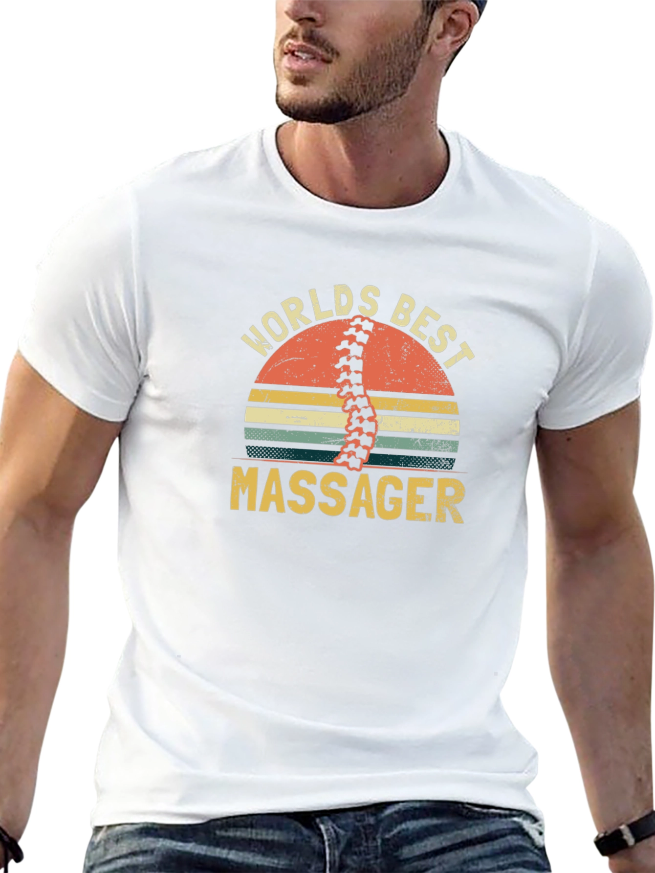 Worlds Best Massager Graphic T-Shirt