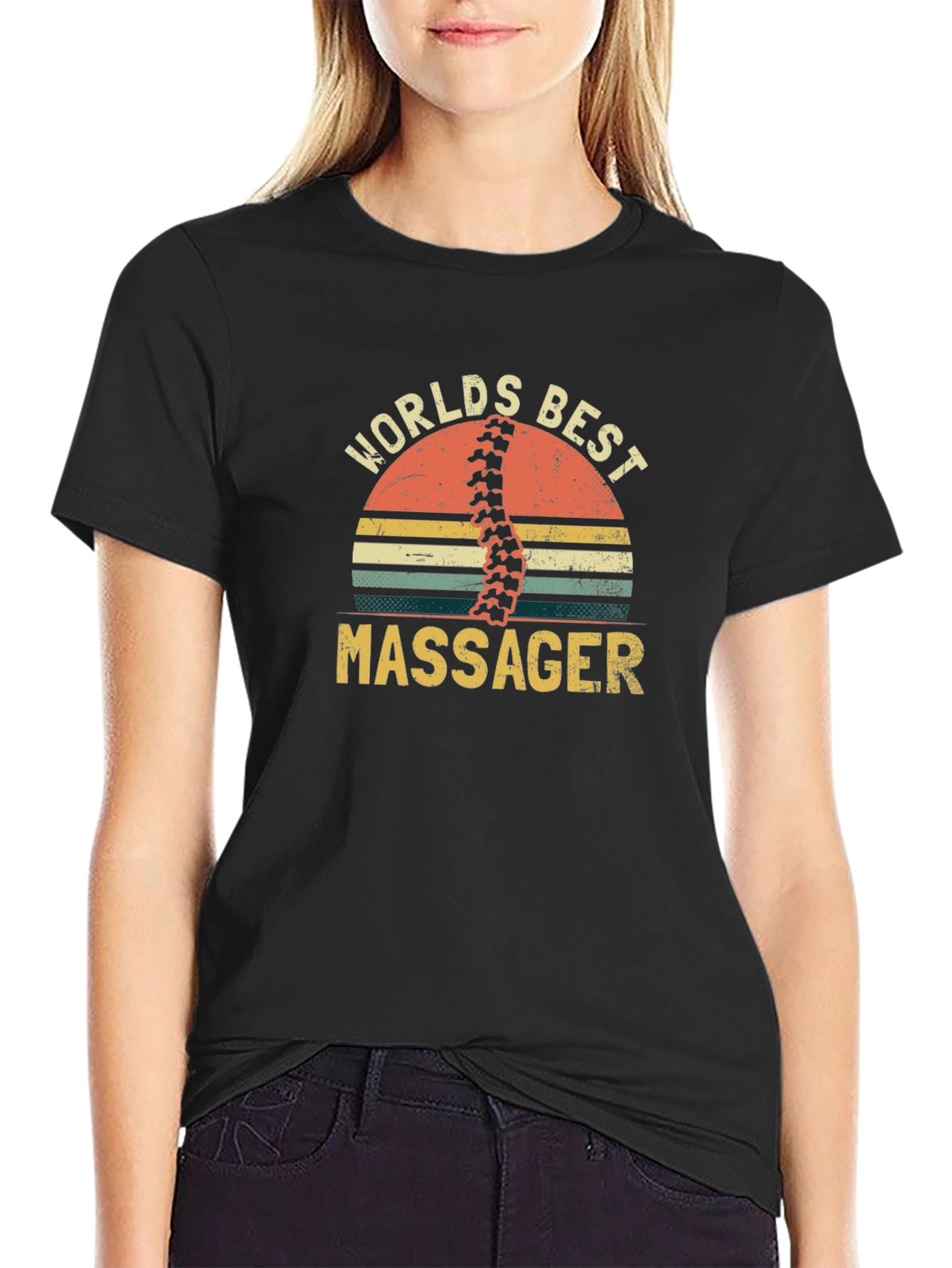Worlds Best Massager Graphic T-Shirt