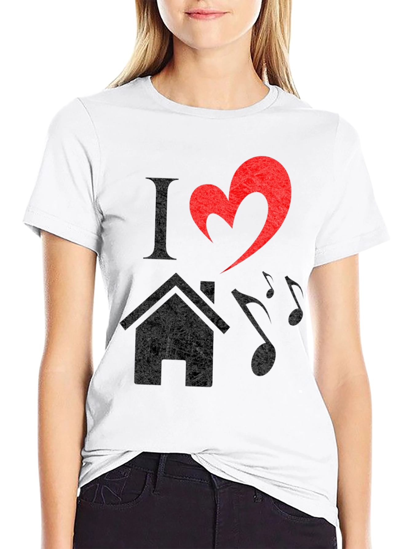 I Heart House Music Graphic T-Shirt