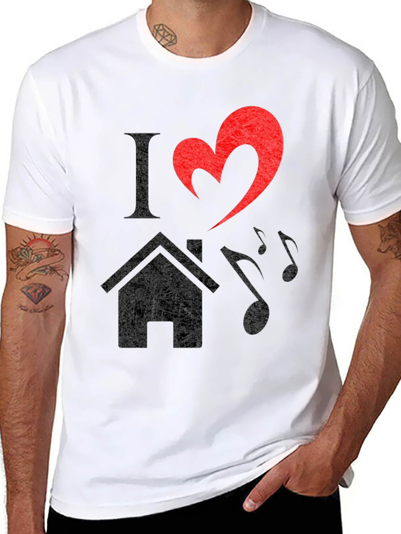 I Heart House Music Graphic T-Shirt
