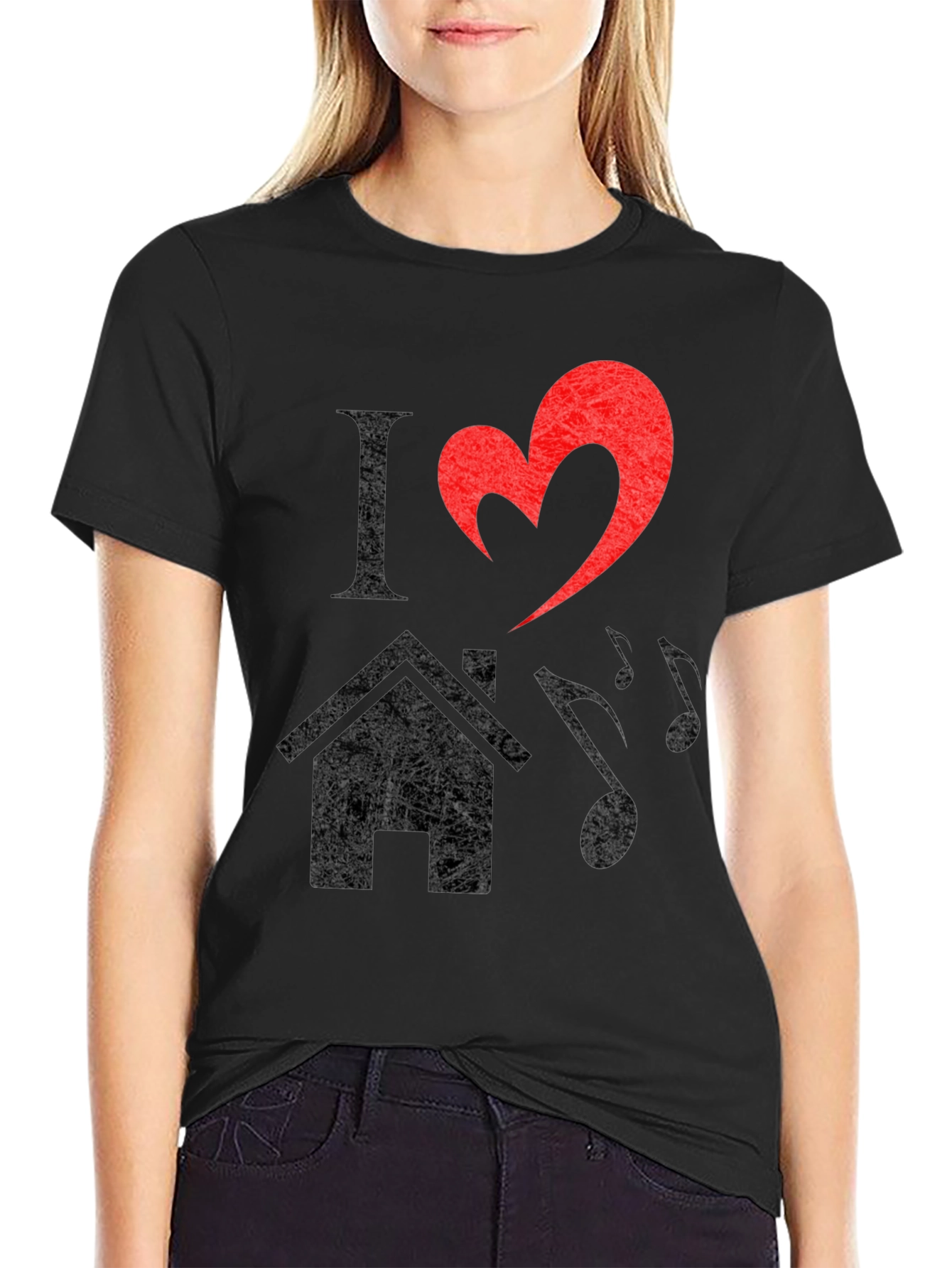 I Heart House Music Graphic T-Shirt