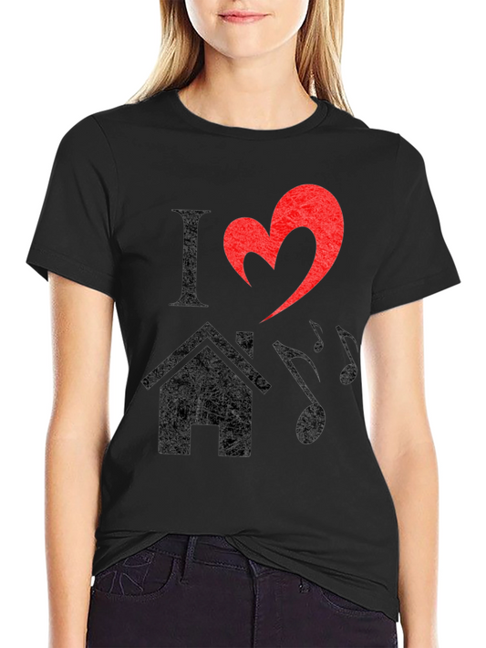 I Heart House Music Graphic T-Shirt