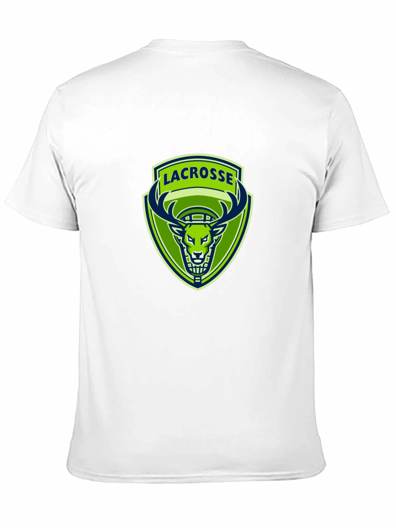 Lacrosse Deer Logo Black T-Shirt