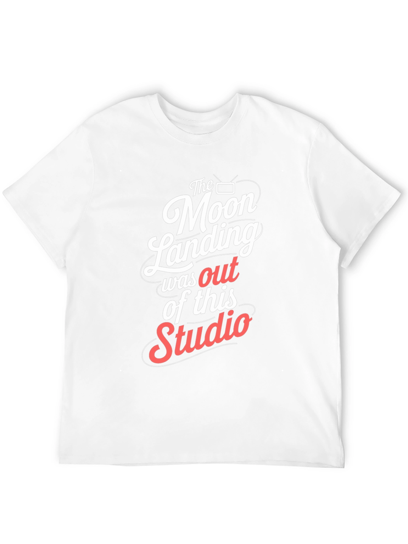Moon Landing Studio Graphic Tee - Black Cotton
