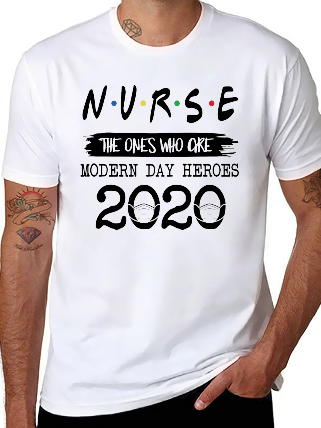 Nurse 2020 T-Shirt - Modern Day Heroes Tee