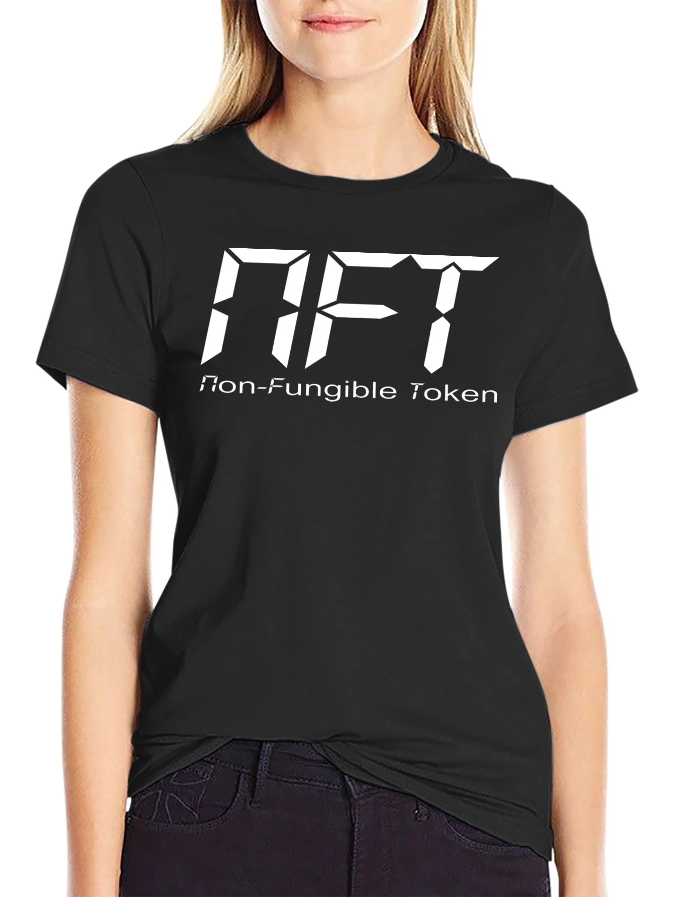 NFT Non-Fungible Token Black T-Shirt