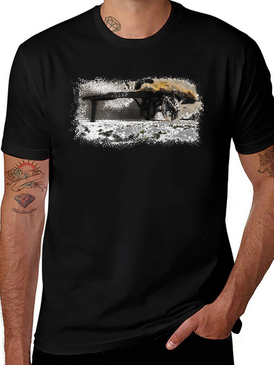 Vintage Cart T-Shirt - Distressed Style