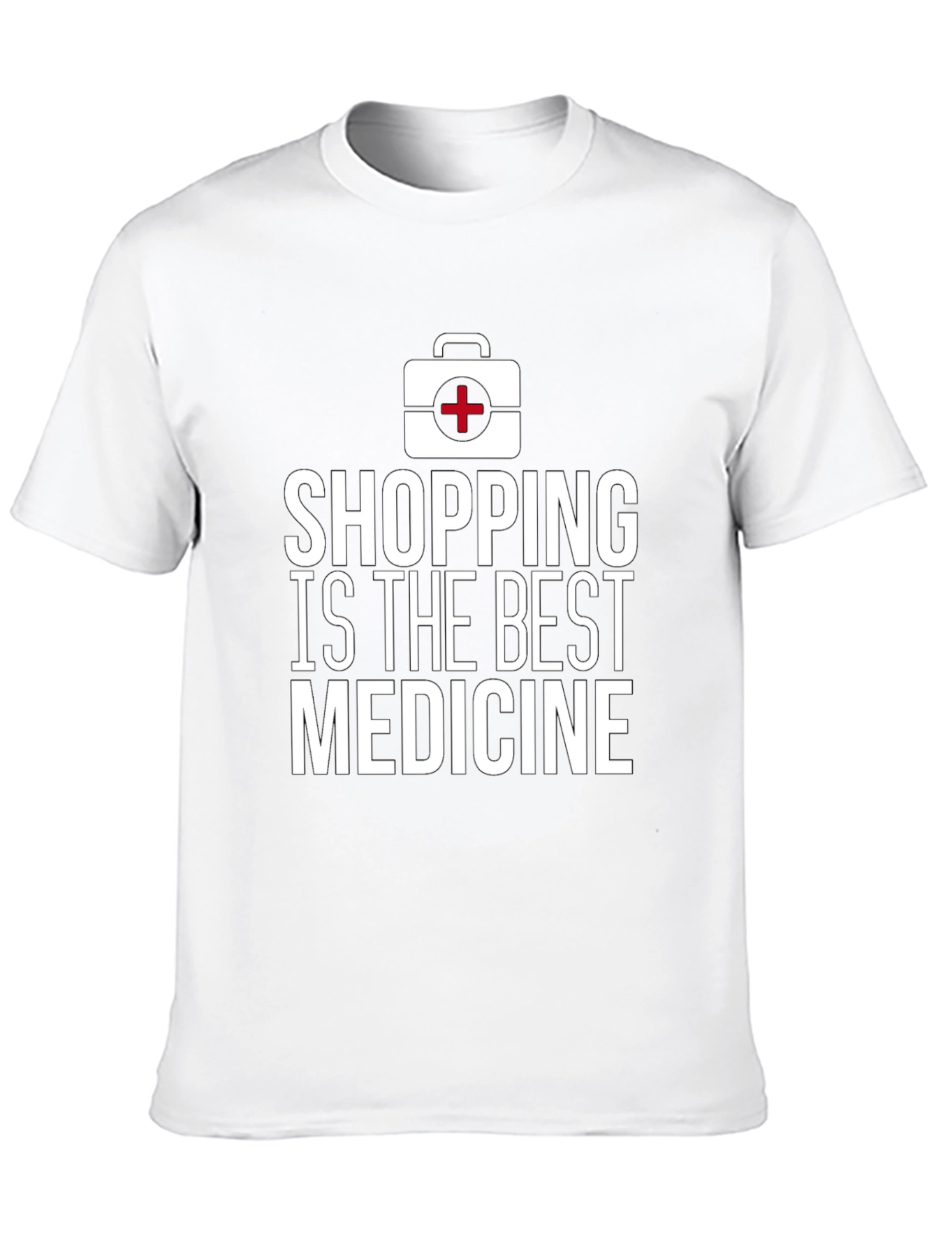 Shopping is The Best Medicine Graphic T-Shirt