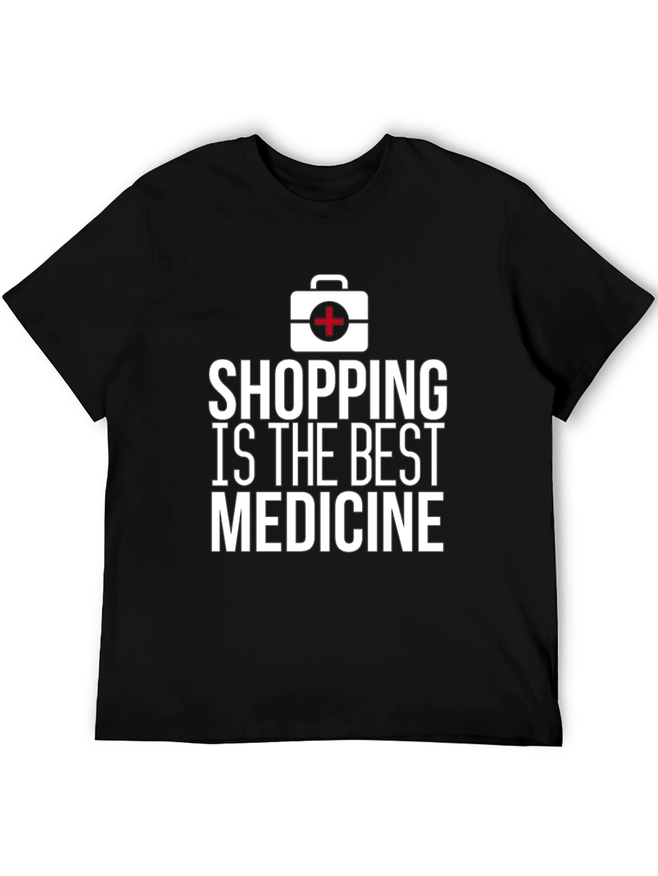 Shopping is The Best Medicine Graphic T-Shirt