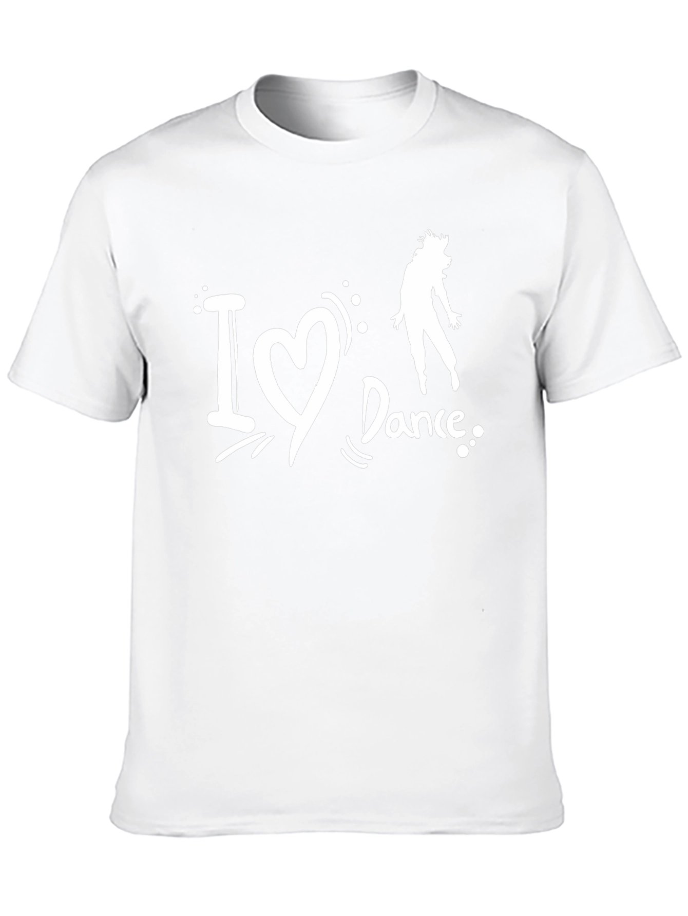 I Love Dance Black Graphic T-Shirt
