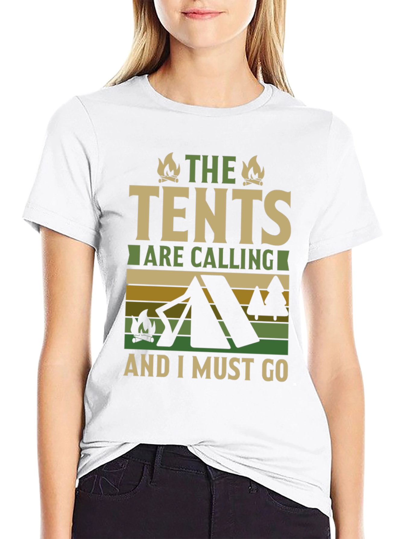 The Tents Are Calling Camping T-Shirt