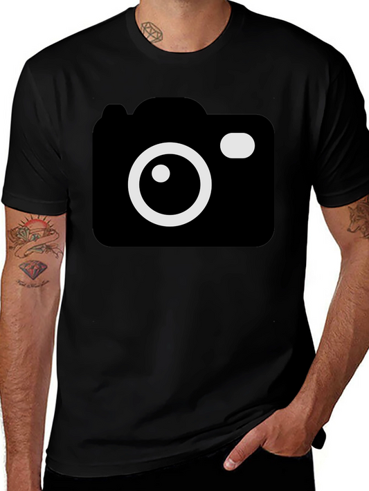 Camera Graphic Black T-Shirt