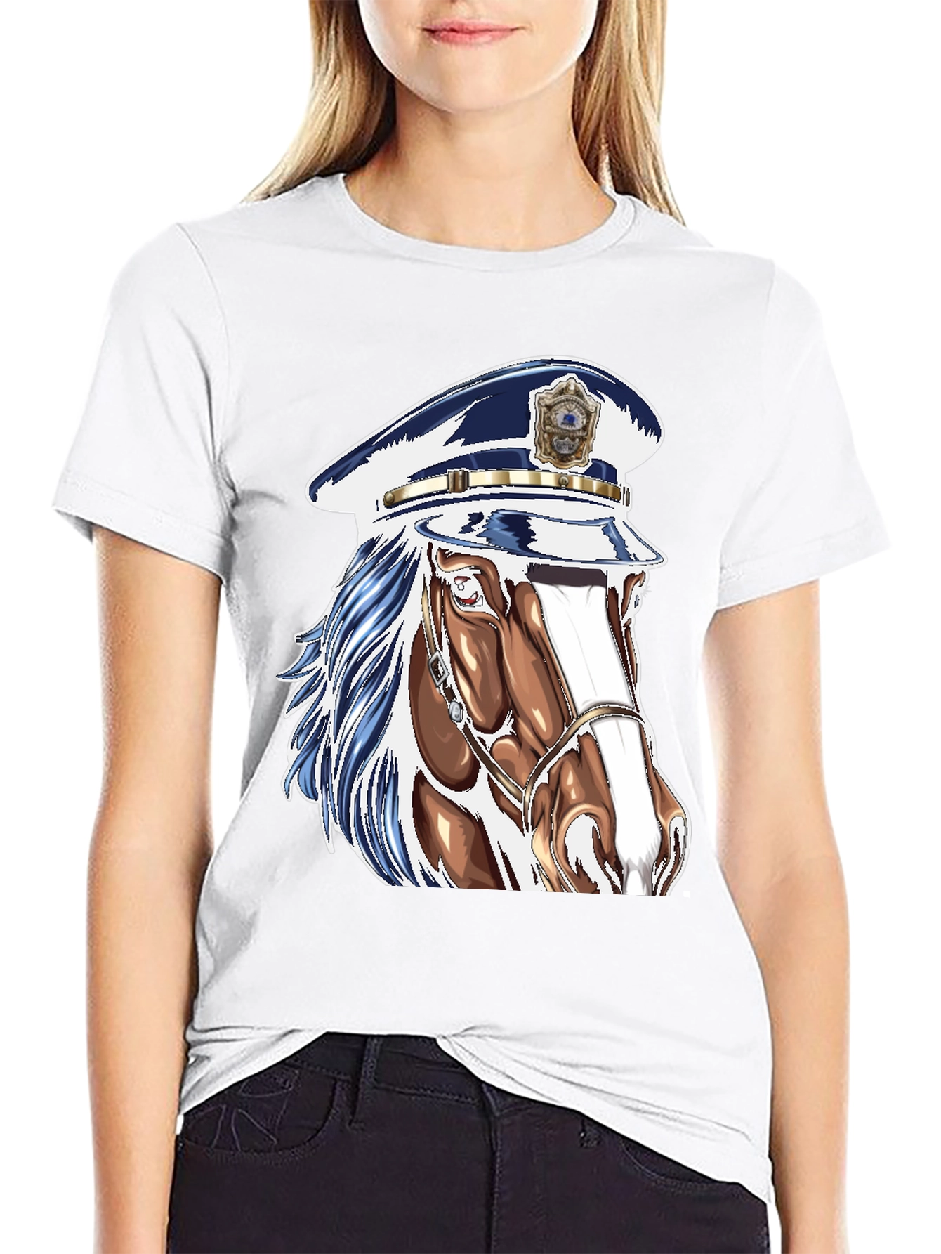 Horse Police T-Shirt - Unique Graphic Tee