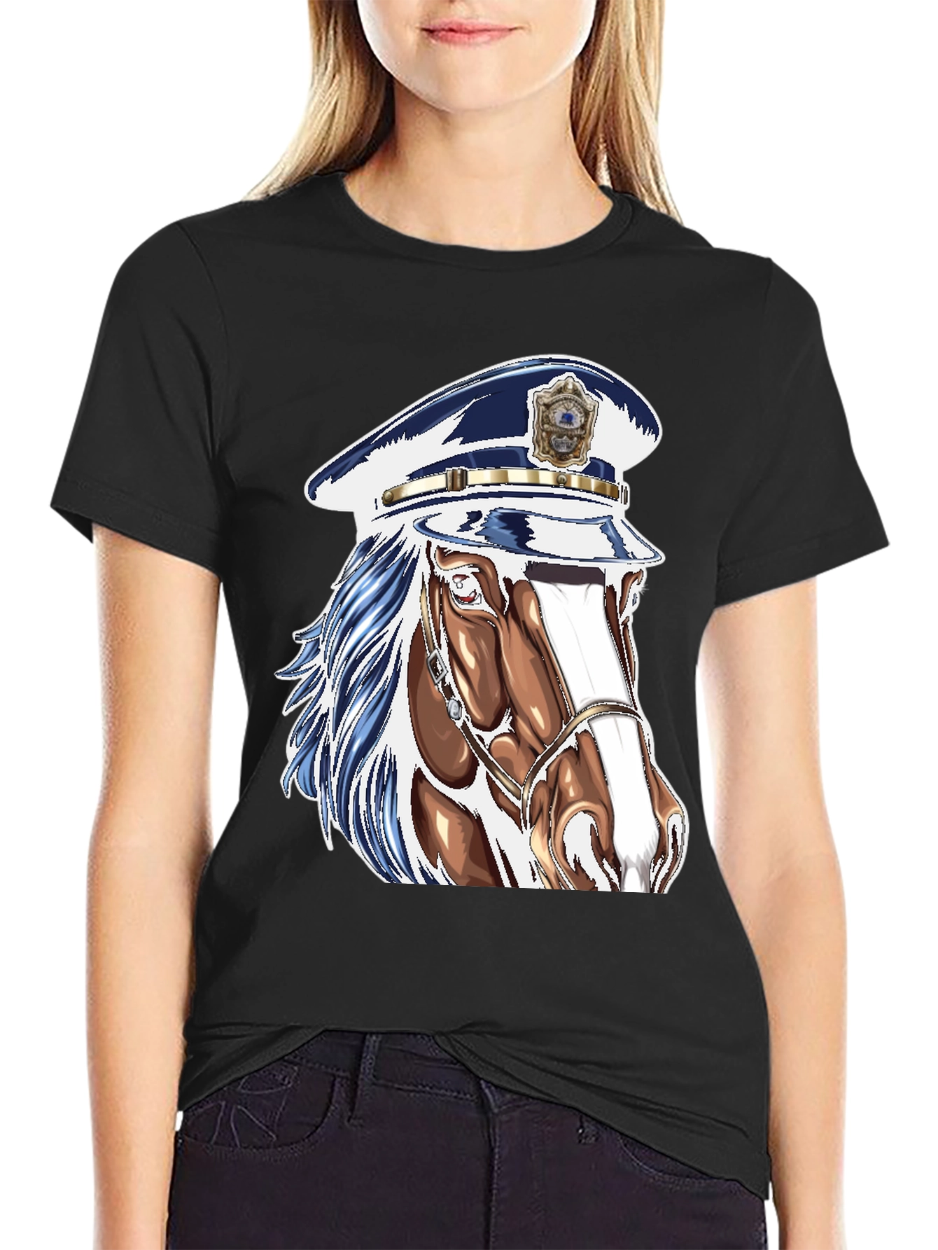 Horse Police T-Shirt - Unique Graphic Tee