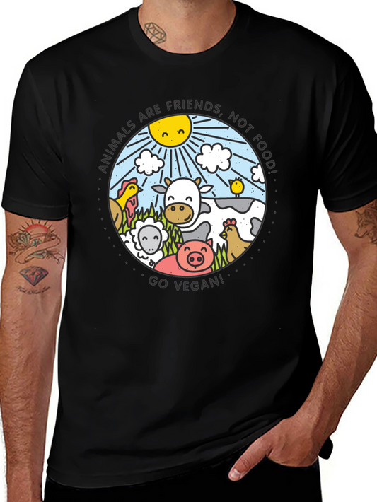 Vegan Life T-Shirt: Animals Are Friends