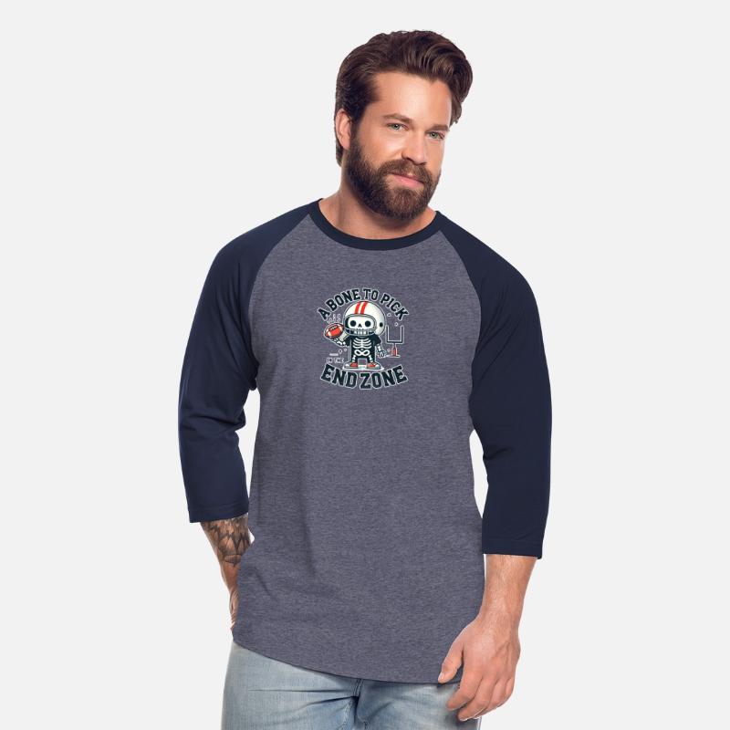 A Bone to Pick in the End Zone - Funny Skeleton Fo