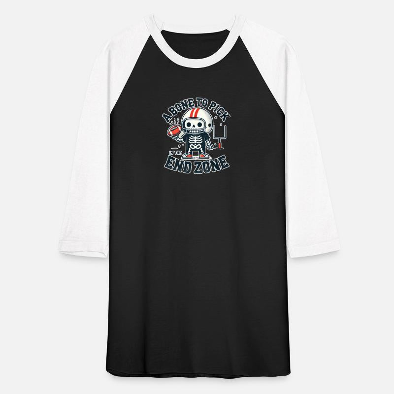 A Bone to Pick in the End Zone - Funny Skeleton Fo
