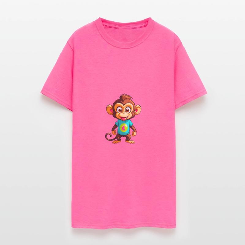 A Cartoonish Monkey in a Playful Pose